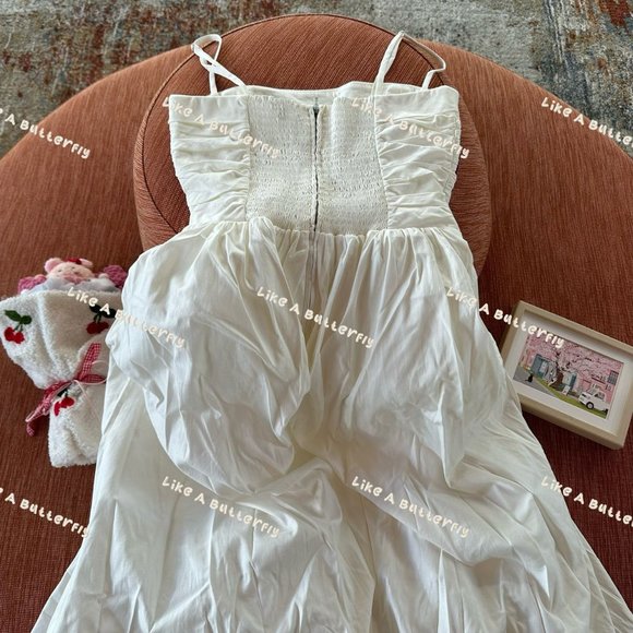 Sale🦋Reformation Lissa Dress - White - Picture 15 of 16